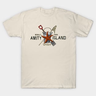 Vintage Amity Jaws Island T-Shirt